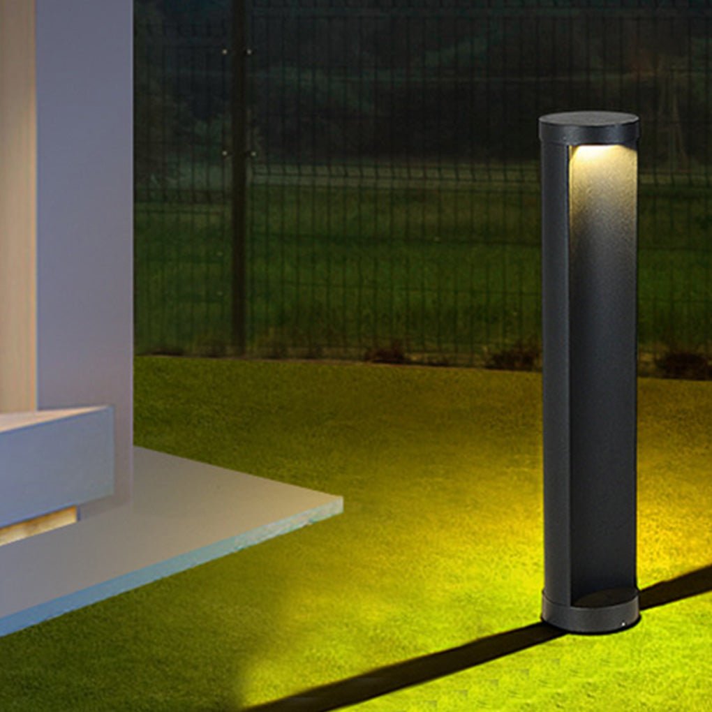 Cylindrical Exterior Lawn Courtyard Lamp Waterproof LED Landscape Lighting, Outdoor Wall Light, 7.9"