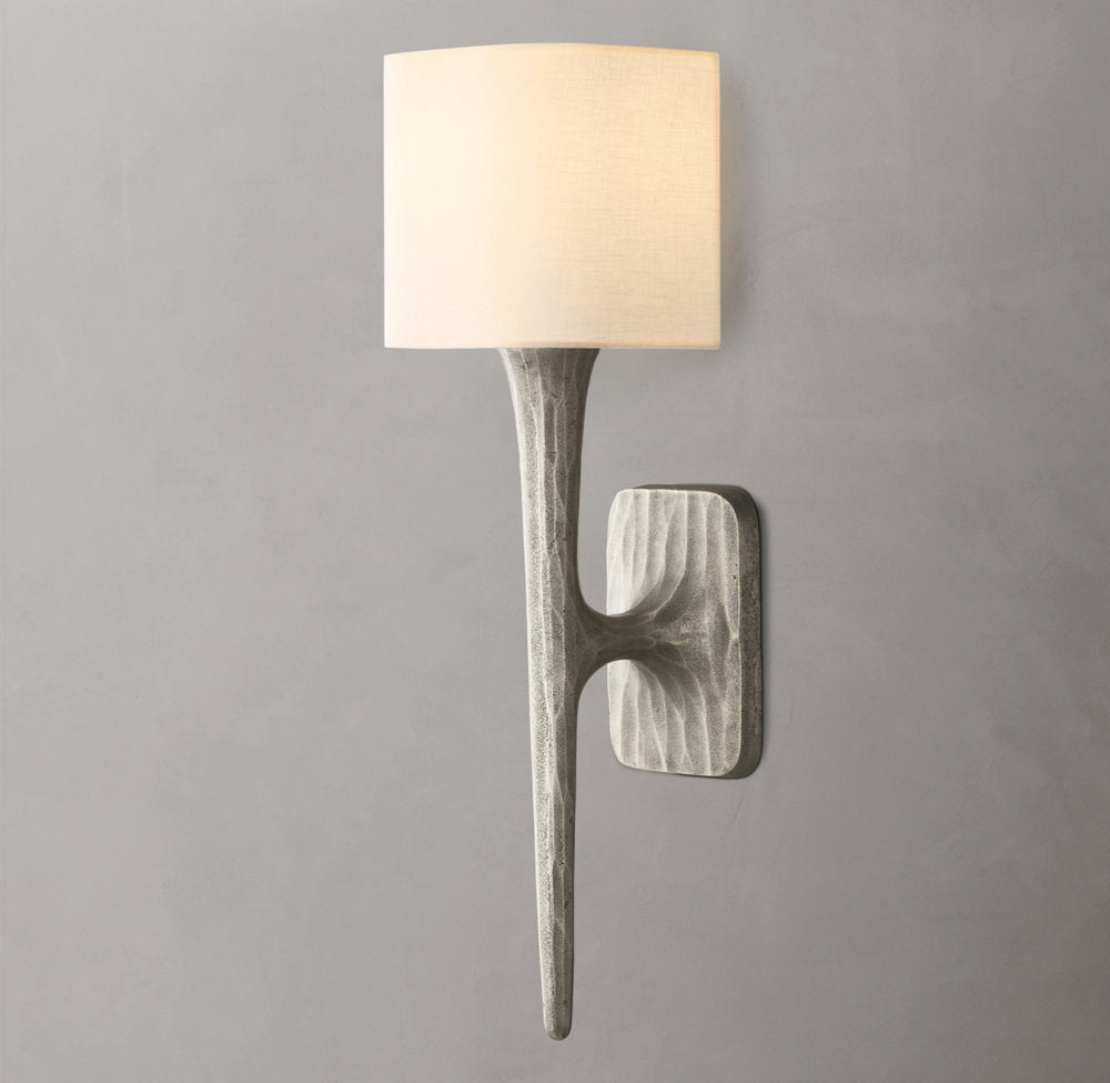 Thaddeus Shaded Wall Light, Bathroom Wall Sconce, detail 2