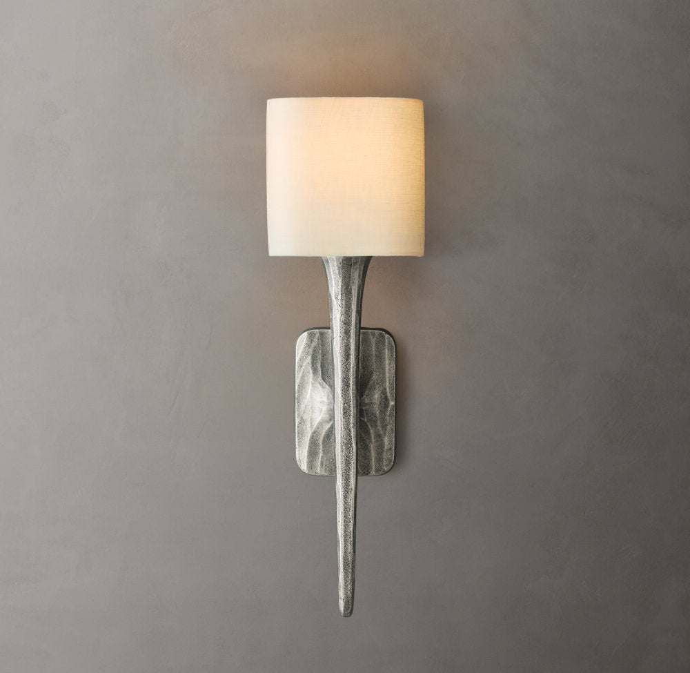 Thaddeus Shaded Wall Light, Bathroom Wall Sconce, detail 16