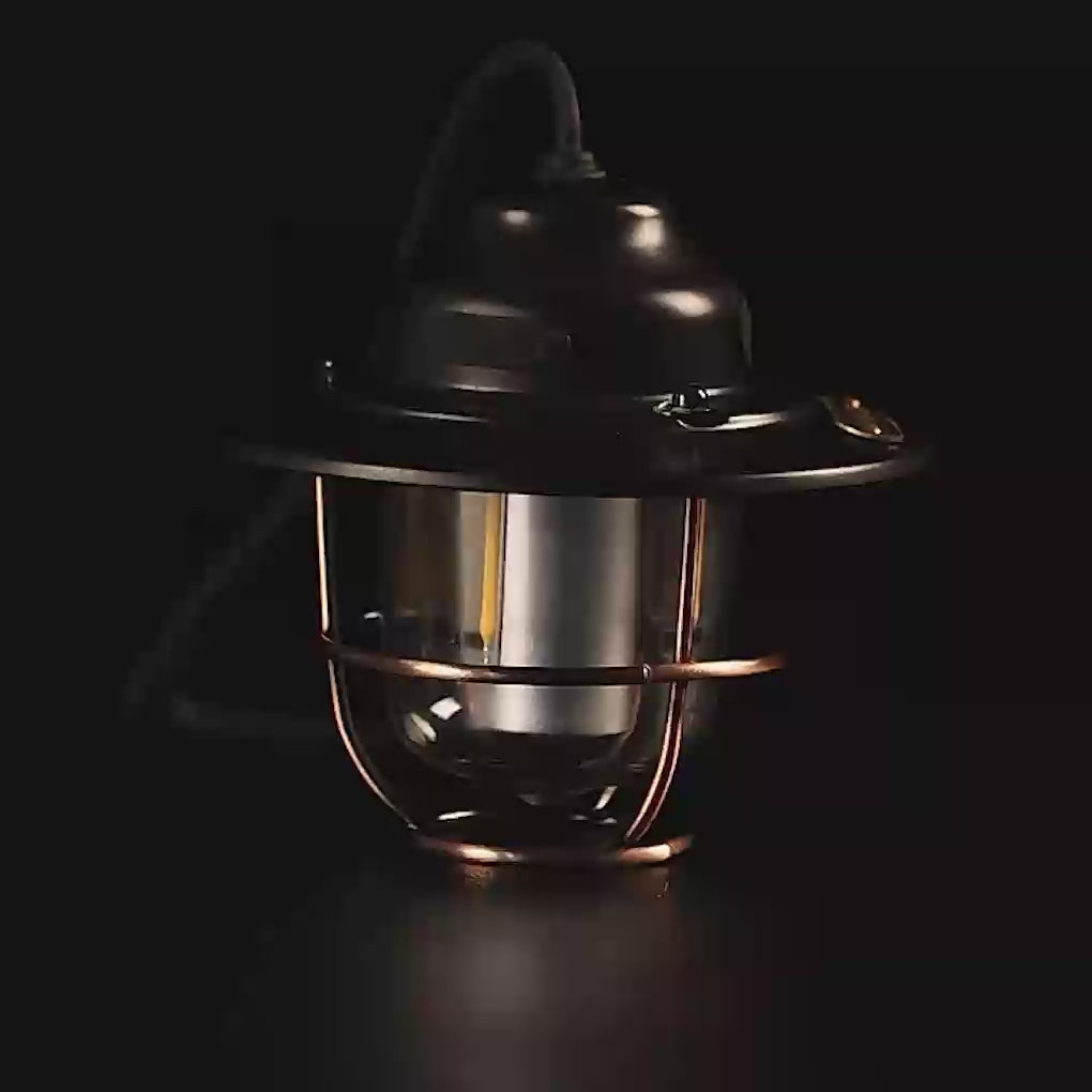Circular LED Waterproof USB Rechargeable Retro Exterior Light Camping Lamp, Outdoor Wall Light, detail 14