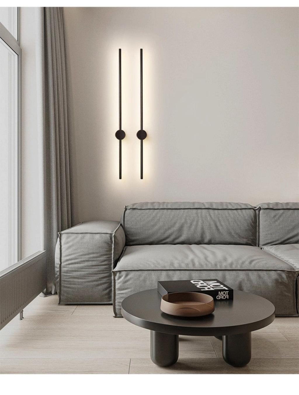 Luma Rod Portable Rechargeable Wall Light - Wall Lamp, Bathroom Wall Sconce, detail 6