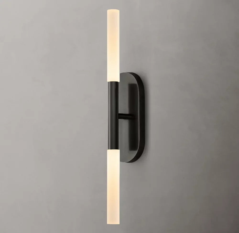 Rousseau Linear Wall Light, Bathroom Wall Sconce, detail 3