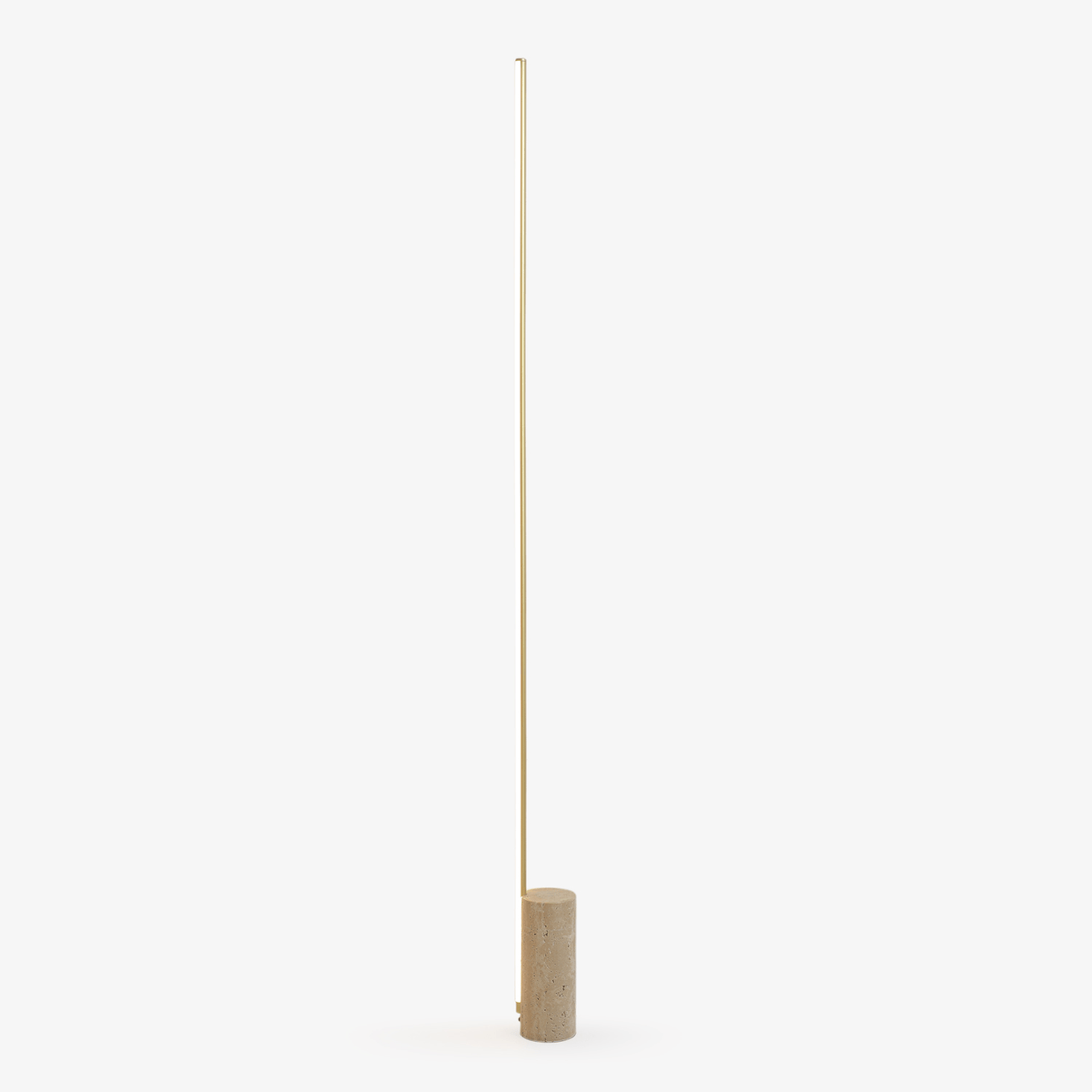 Geometric Linear Floor Light, Floor Lamp, Metal, Dia 13 cm x H 207cm