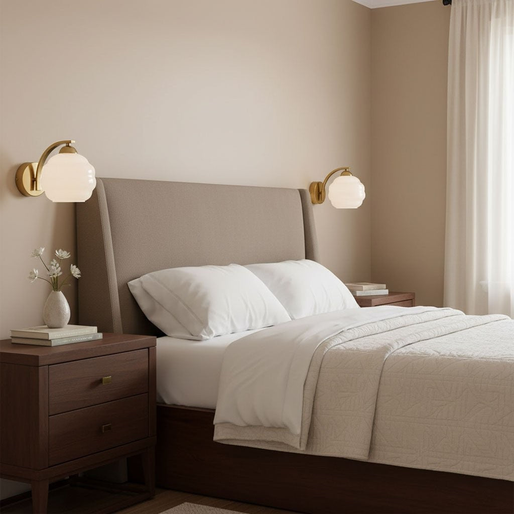 Deco Revival Wall Light, Bedroom Wall Sconce, detail 13