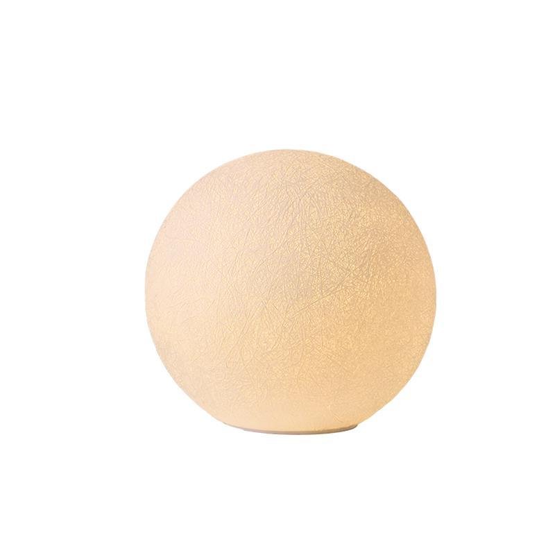 Resin Circular Ball Moon LED Waterproof White Contemporary Exterior Light Fence Lights, Outdoor Wall Light, detail 7