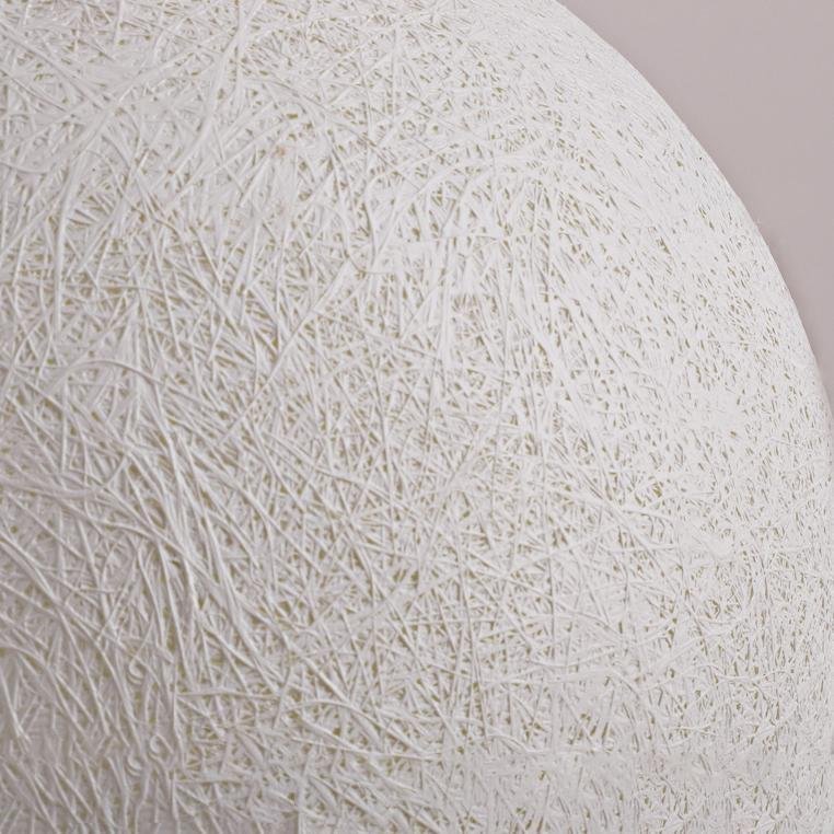 Resin Circular Ball Moon LED Waterproof White Contemporary Exterior Light Fence Lights, Outdoor Wall Light, detail 9