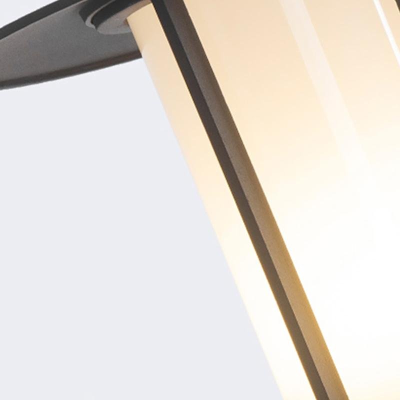 Top Hats Shape Aluminum LED Waterproof Black Retro Exterior Wall Fixtures, Outdoor Wall Light, detail 7