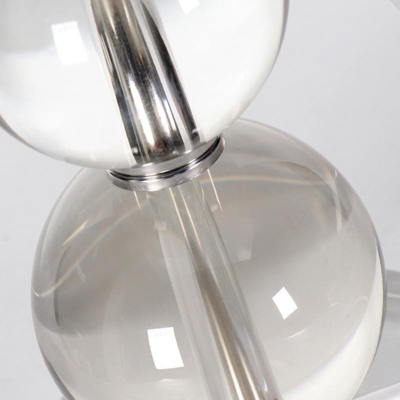 25 inch Light-Through Stacked Spheres Crystal Table Light, Bedside Table Lamp, detail 8