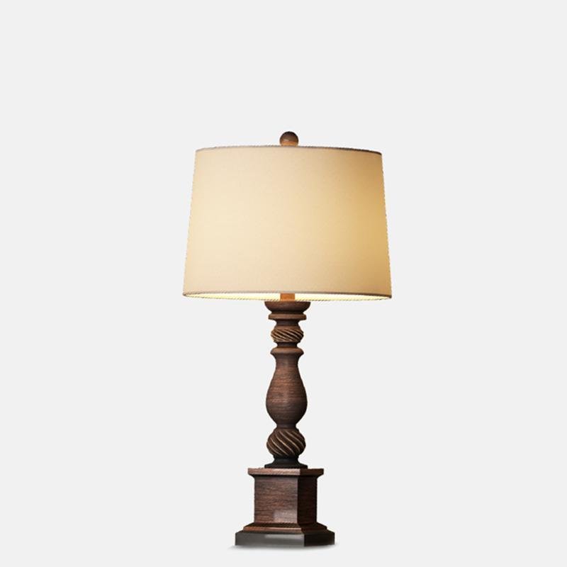24 inch Rustic Bronze Resin Traditional Table Light, Bedside Table Lamp, detail 6