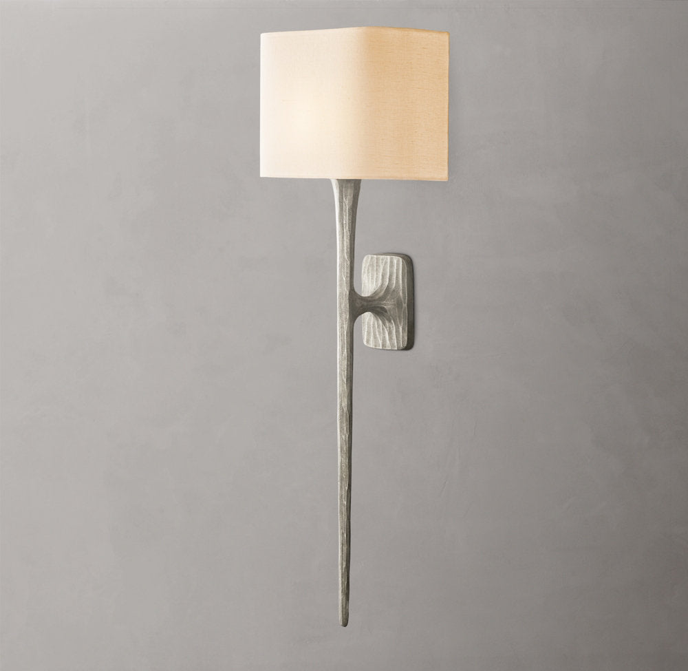 Thaddeus Grand Shaded Wall Light, Bathroom Wall Sconce, detail 12