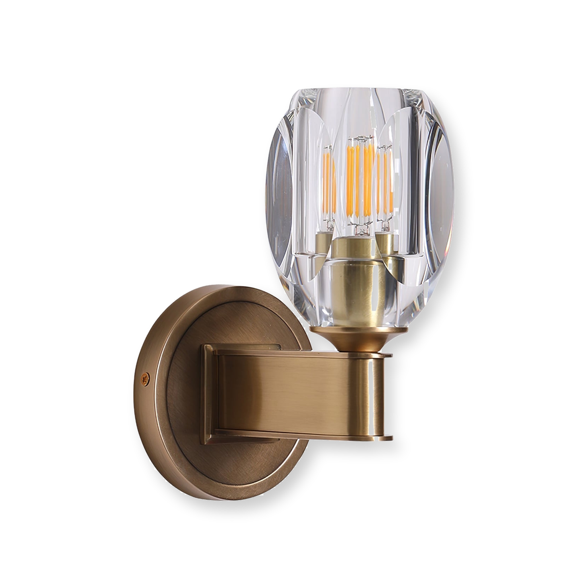 Diamond Crystal Wall Light - White Background Front View [diamond-crystal-wall-light-white-background-front-view.png]