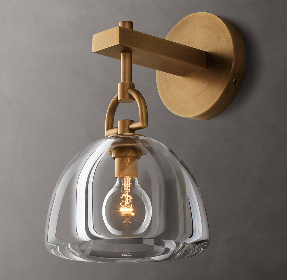 Botanist Dome Wall Light, Bedroom Wall Sconce, detail 4
