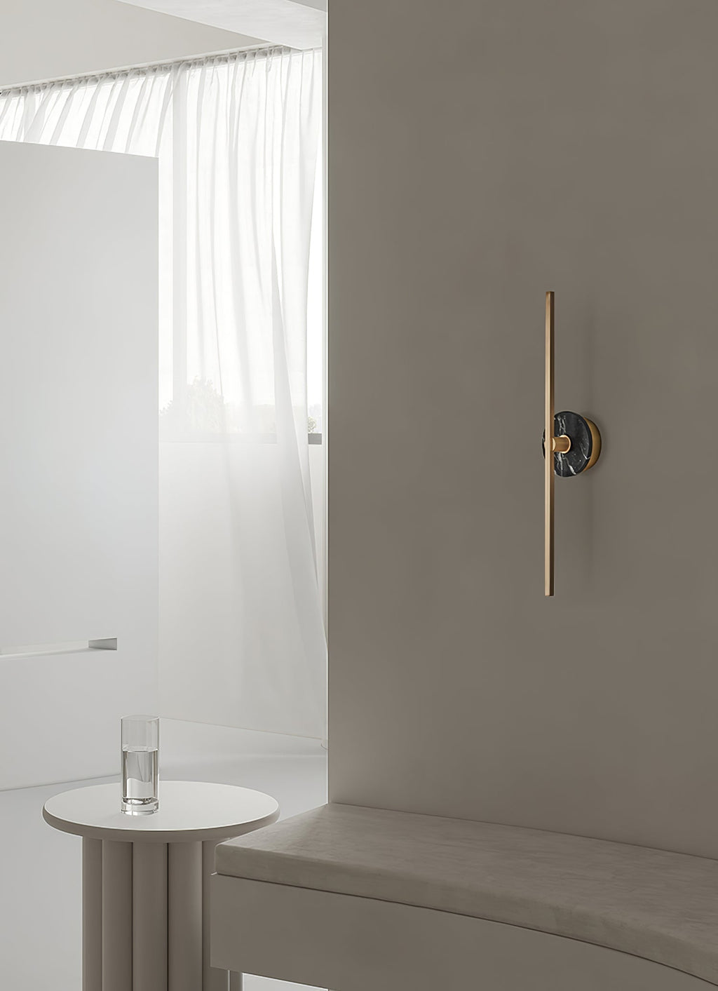 Zylaro Stone Wall Light, Hardwired Wall Sconce, detail 6