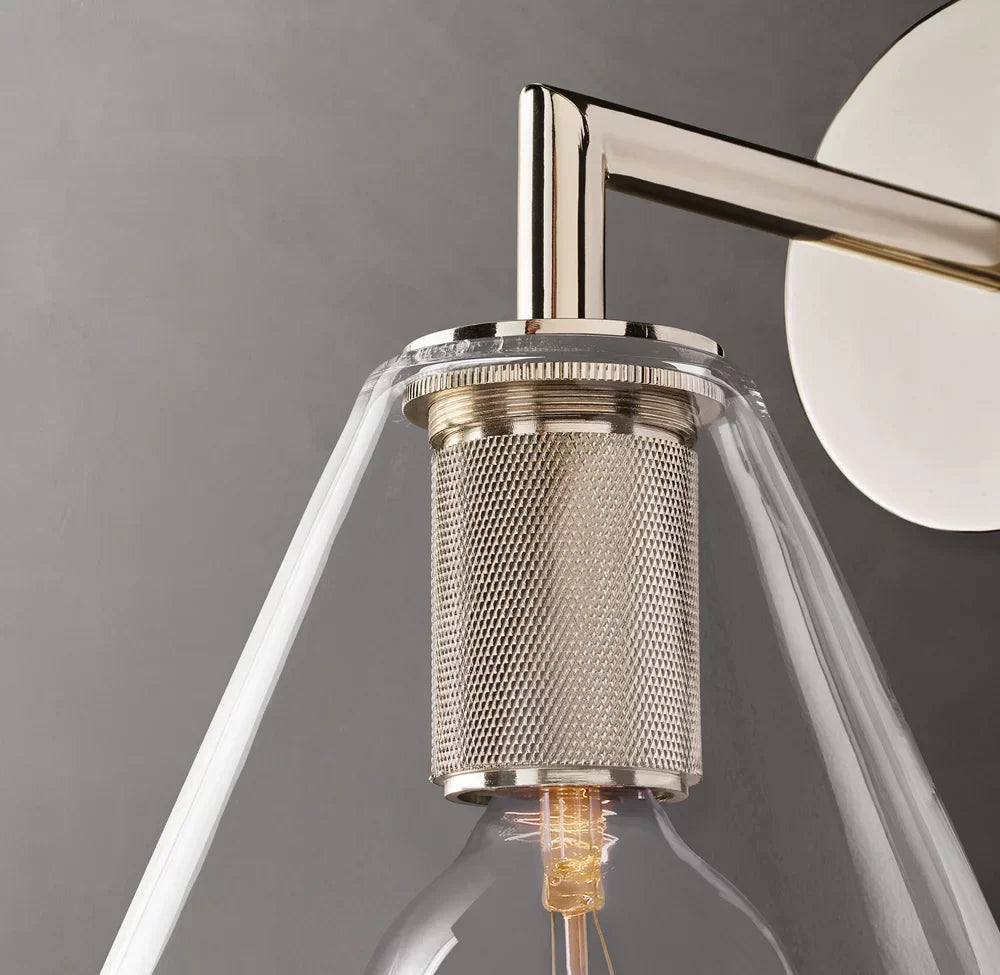 Utilitaire Funnel Shade Wall Light, Bathroom Wall Sconce, detail 15