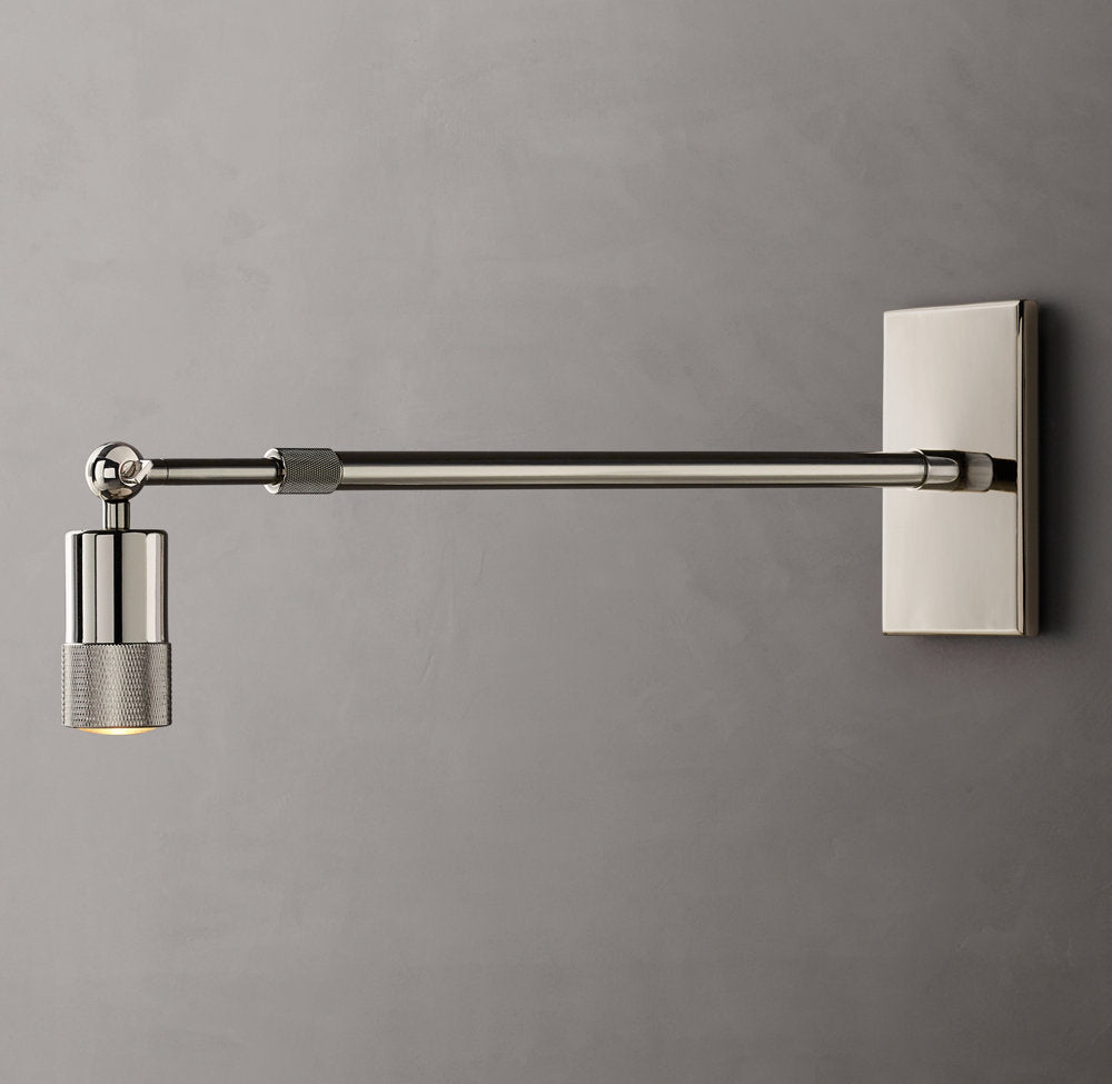 Utilitaire Grand Telescoping Wall Light, Bedroom Wall Sconce, detail 2