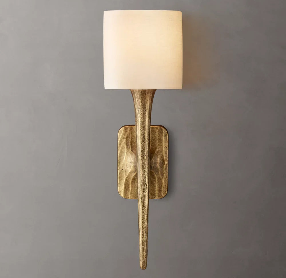 Thaddeus Shaded Wall Light, Bathroom Wall Sconce, detail 5