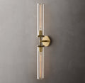 Lambeth Knurled Grand Linear Wall Light, Bathroom Wall Sconce, Dimensions Overall: 30"
