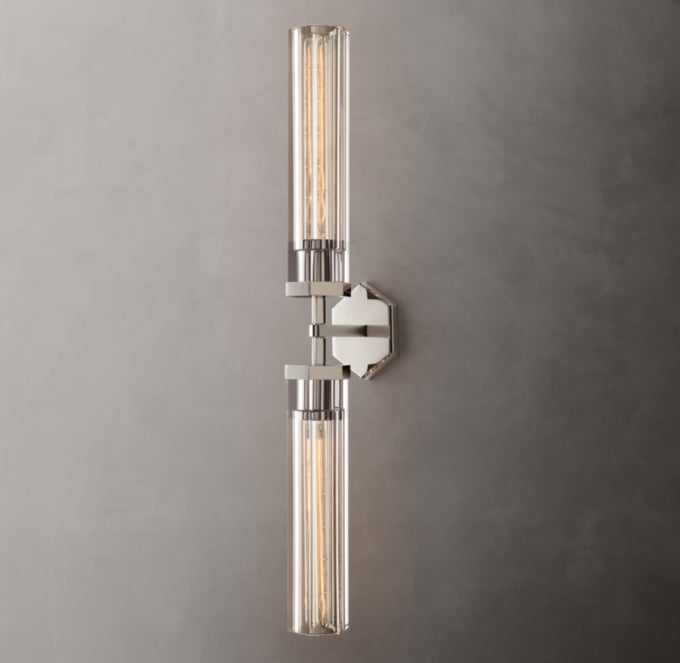 Lambeth Hexagonal Grand Linear Wall Light, Bathroom Wall Sconce, detail 21