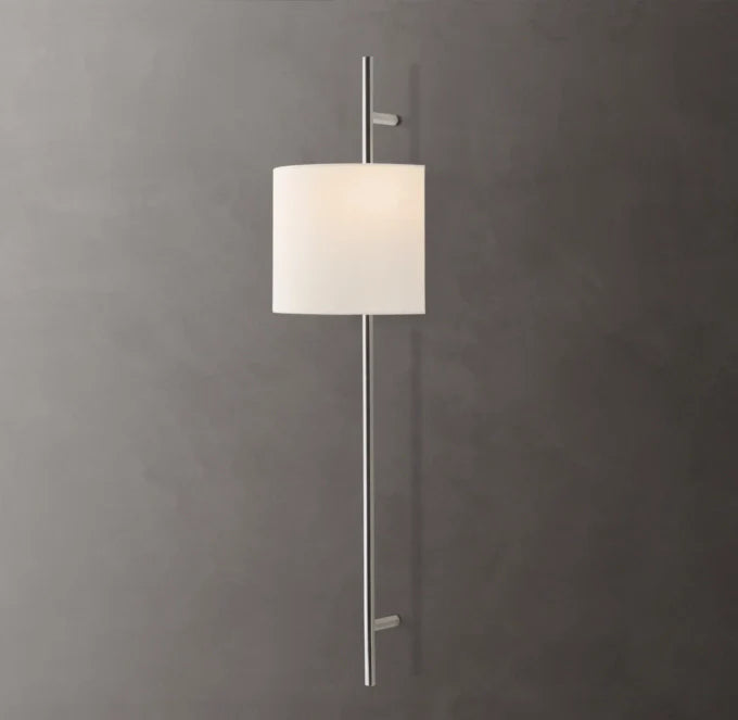 Vela Octagonal Bar Sconce - Circular Shade, Bedroom Wall Sconce, detail 20