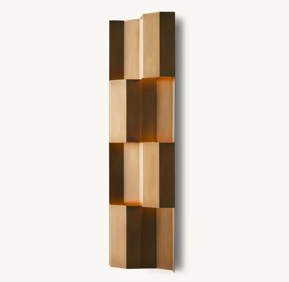 Modernist Grid Wall Light, Bedroom Wall Sconce, detail 6