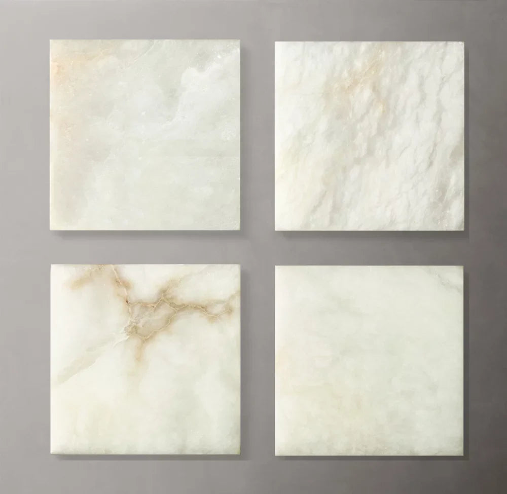 Reynard Alabaster Grand Wall Light, Bathroom Wall Sconce, detail 6
