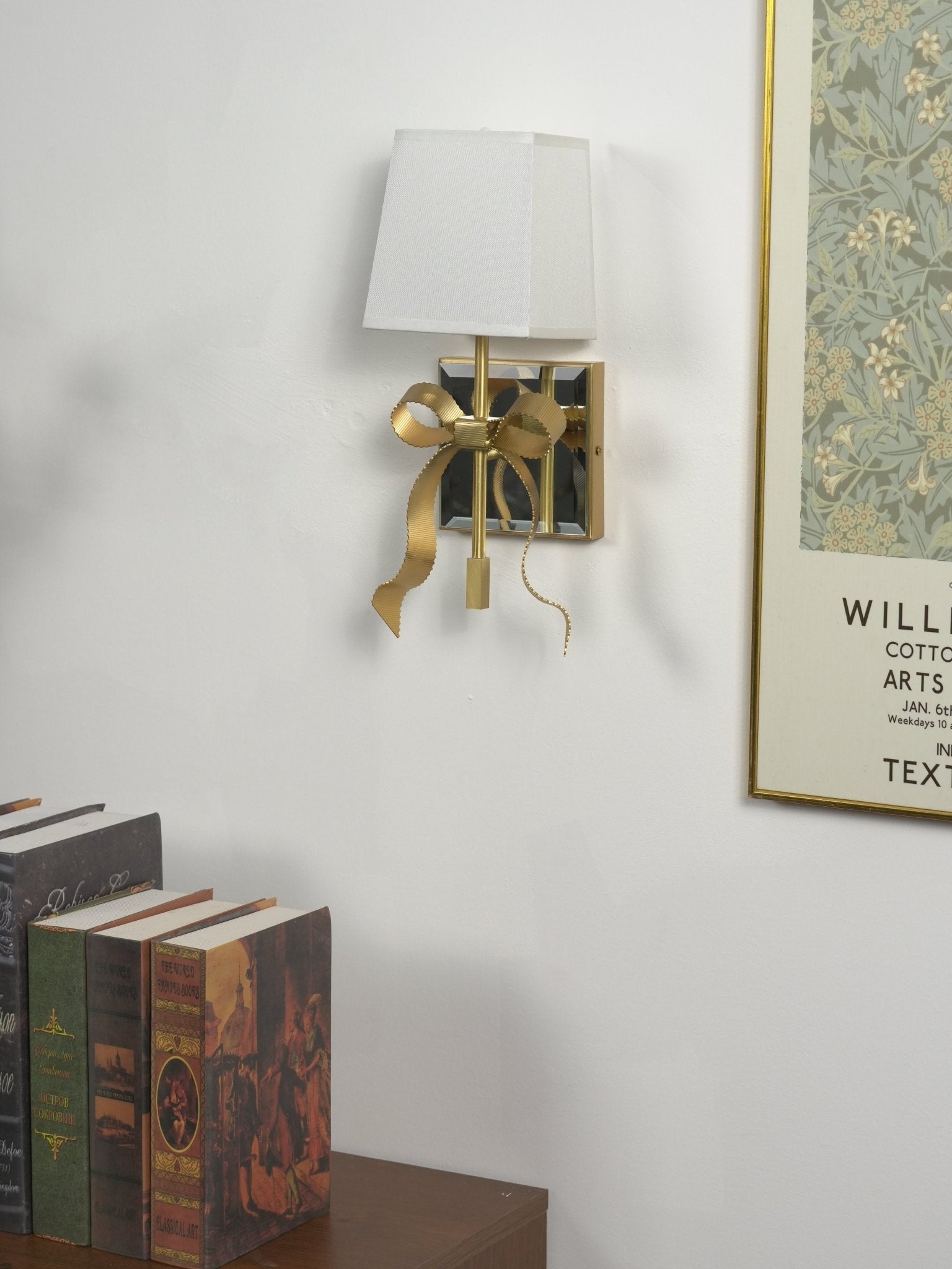 Belle Bow Wall Light, Hardwired Wall Sconce, detail 27