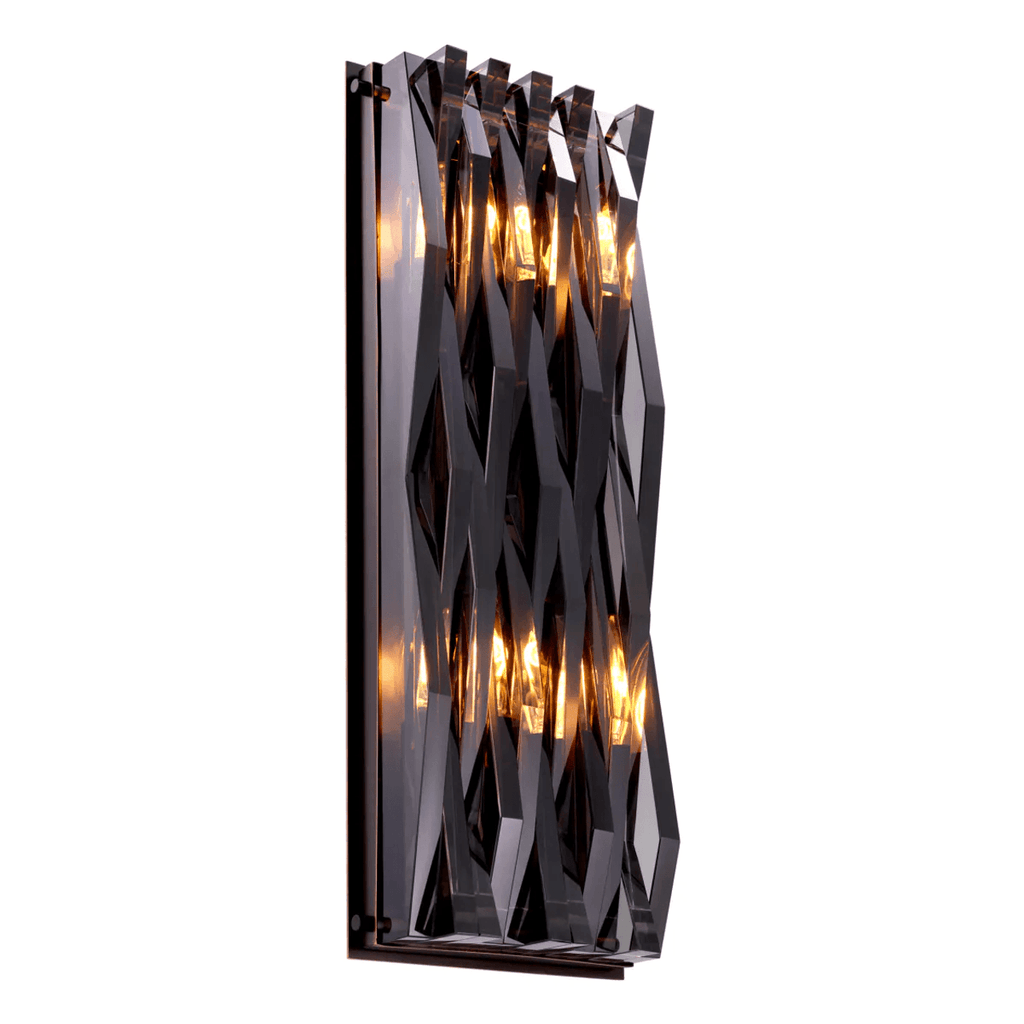 Nuvola 4 Light Wall Light, Hardwired Wall Sconce, Metal, 7.09"W x 19.69"H