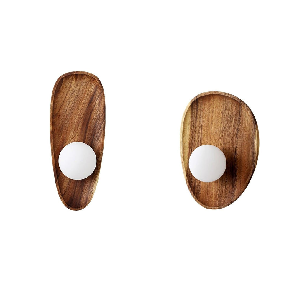 Eivor Wooden Globe Wall Light, Hardwired Wall Sconce, detail 18