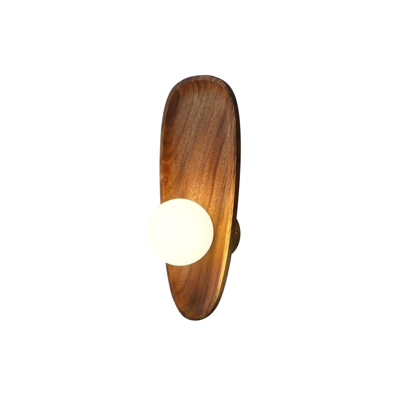 Eivor Wooden Globe Wall Light, Hardwired Wall Sconce, detail 19