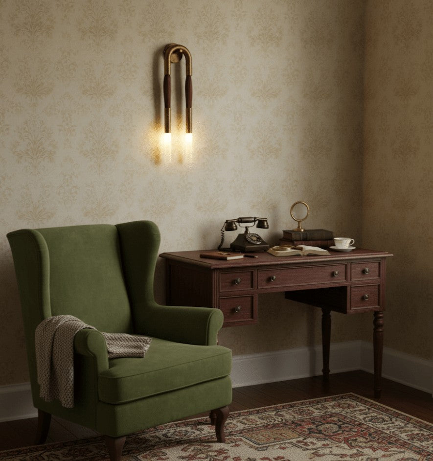 Equine Grace Wall Light, Bedroom Wall Sconce, detail 16