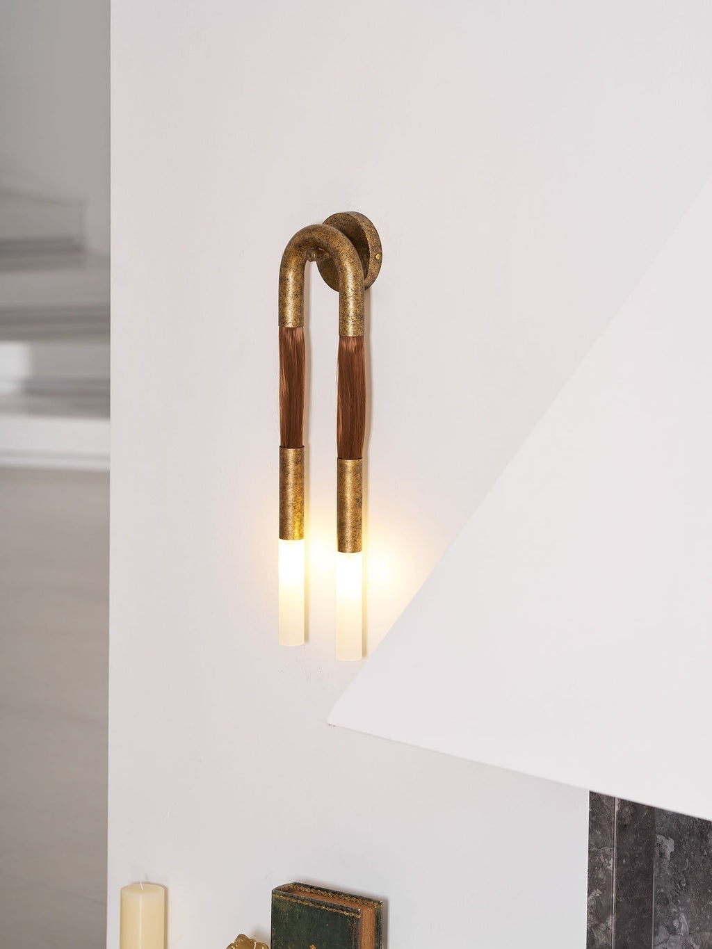 Equine Grace Wall Light, Bedroom Wall Sconce, detail 18