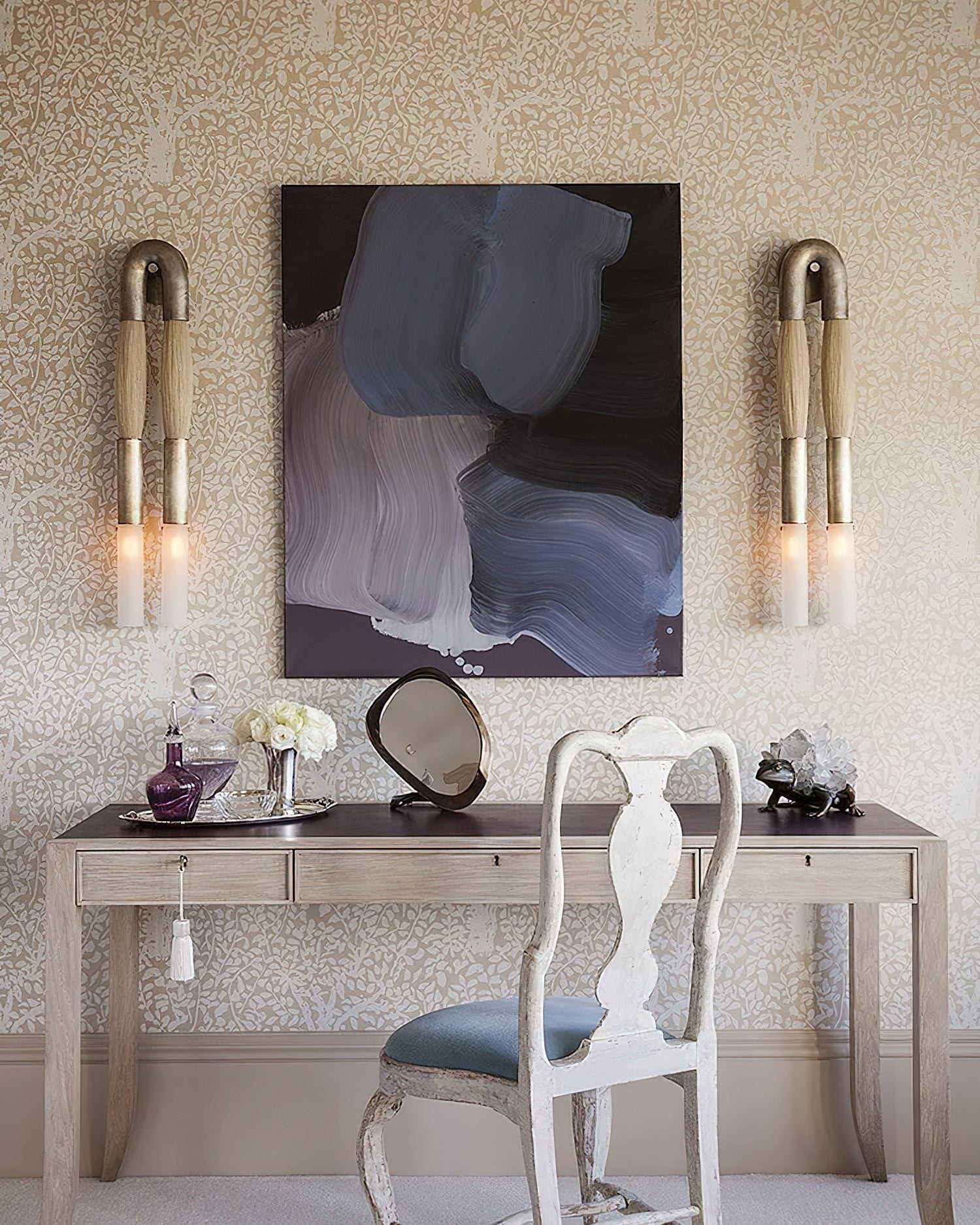 Equine Grace Wall Light, Bedroom Wall Sconce, detail 20