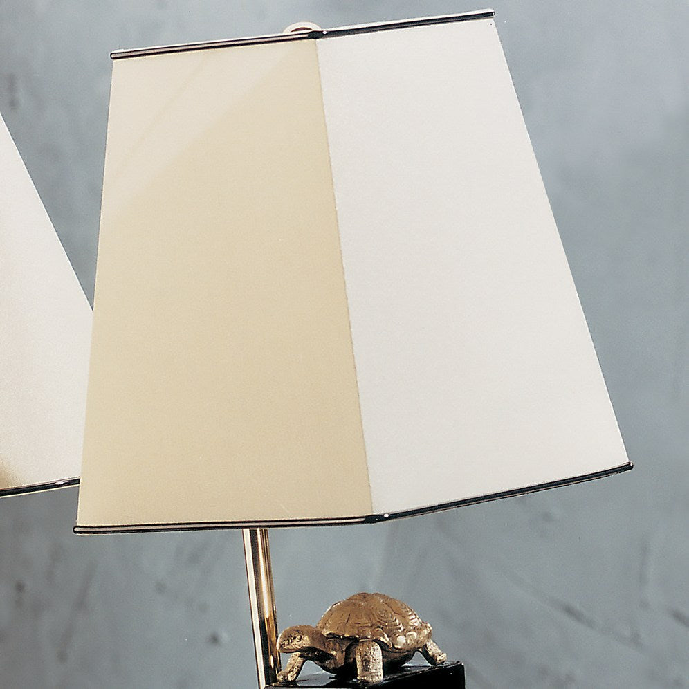 Exclusive Lacquered Bronze Black Table Light, Bedside Table Lamp, detail 4