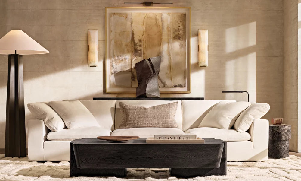 Harlow Calcite Linear Wall Light, Bedroom Wall Sconce, detail 8