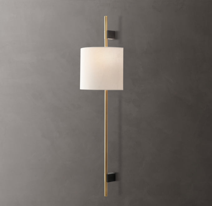 Vela Circular Bar Sconce - Circular Shade, Bedroom Wall Sconce, detail 21