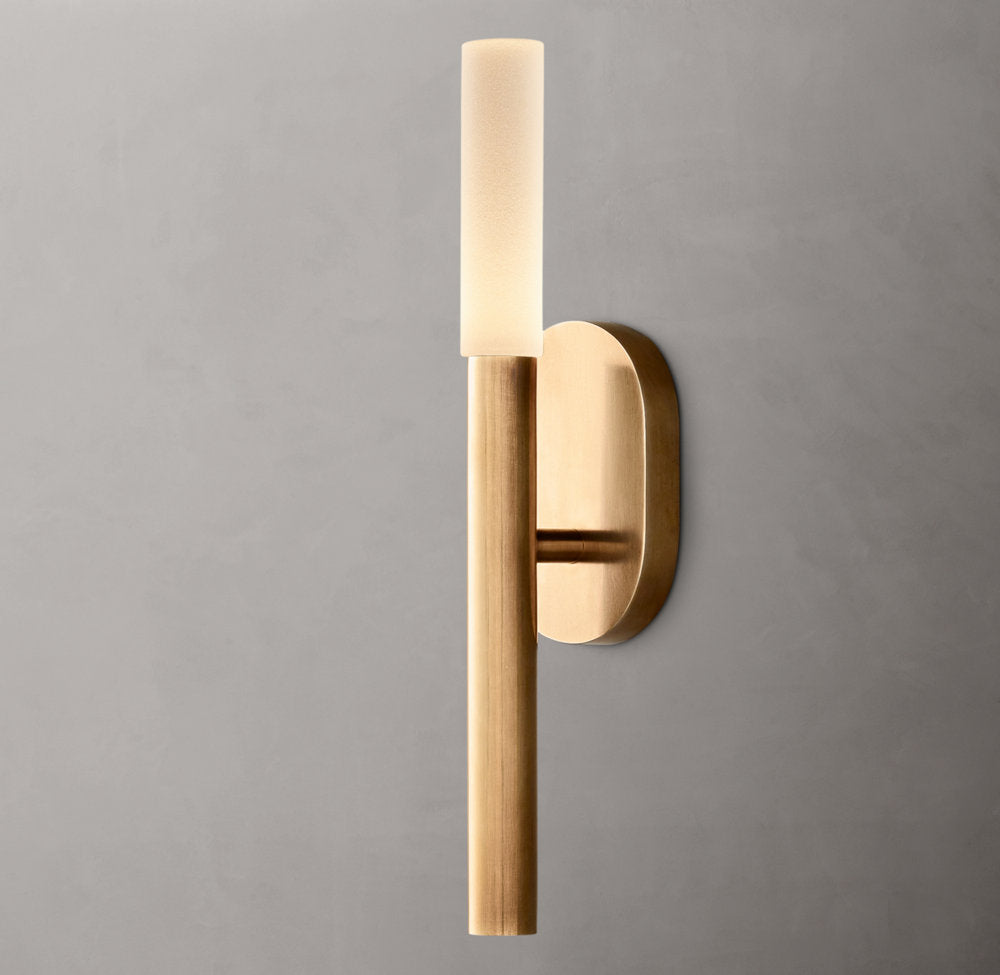 Rousseau Wall Light - 3"W x 5"H, Bathroom Wall Sconce