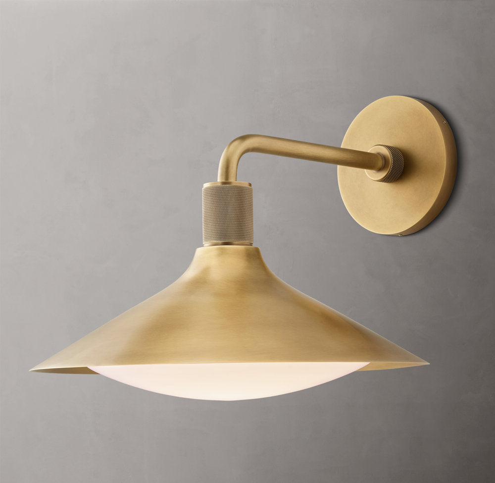 Kennan Tapered Wall Light, Wall Sconce, 11"W x 13"D