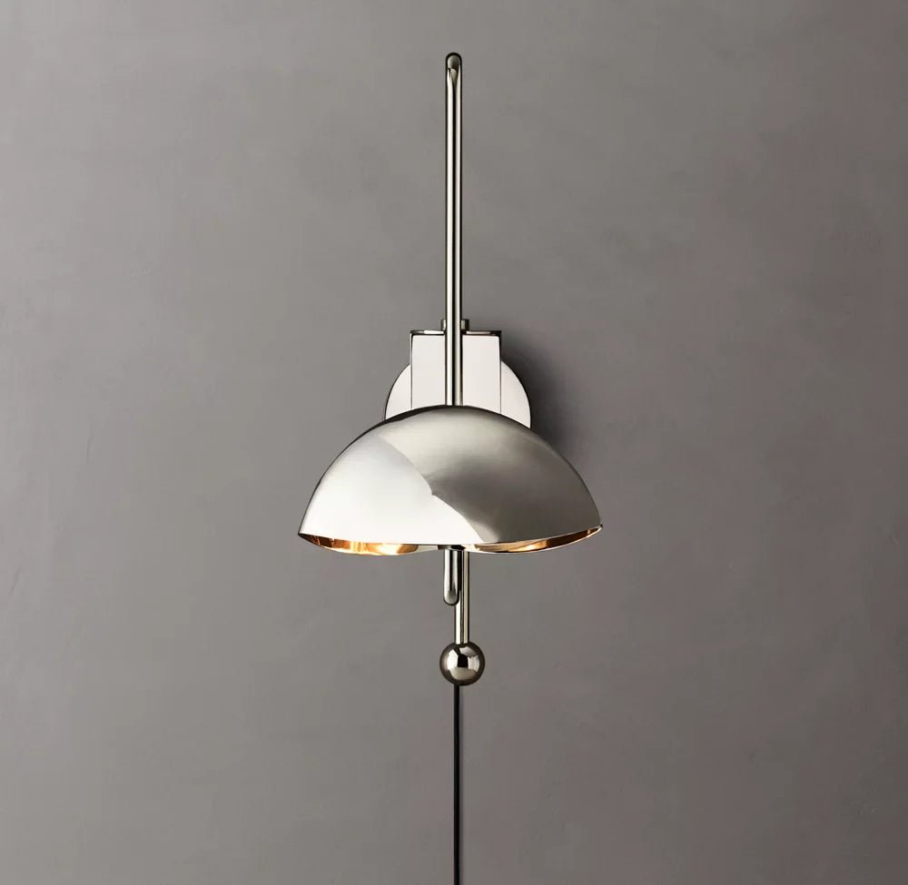 Convessi Swing-Arm Wall Light, Plug-In Wall Sconce, detail 14