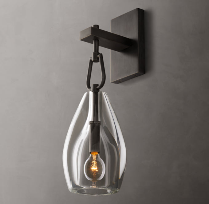 Botanist Flute Wall Light, Bedroom Wall Sconce, detail 19