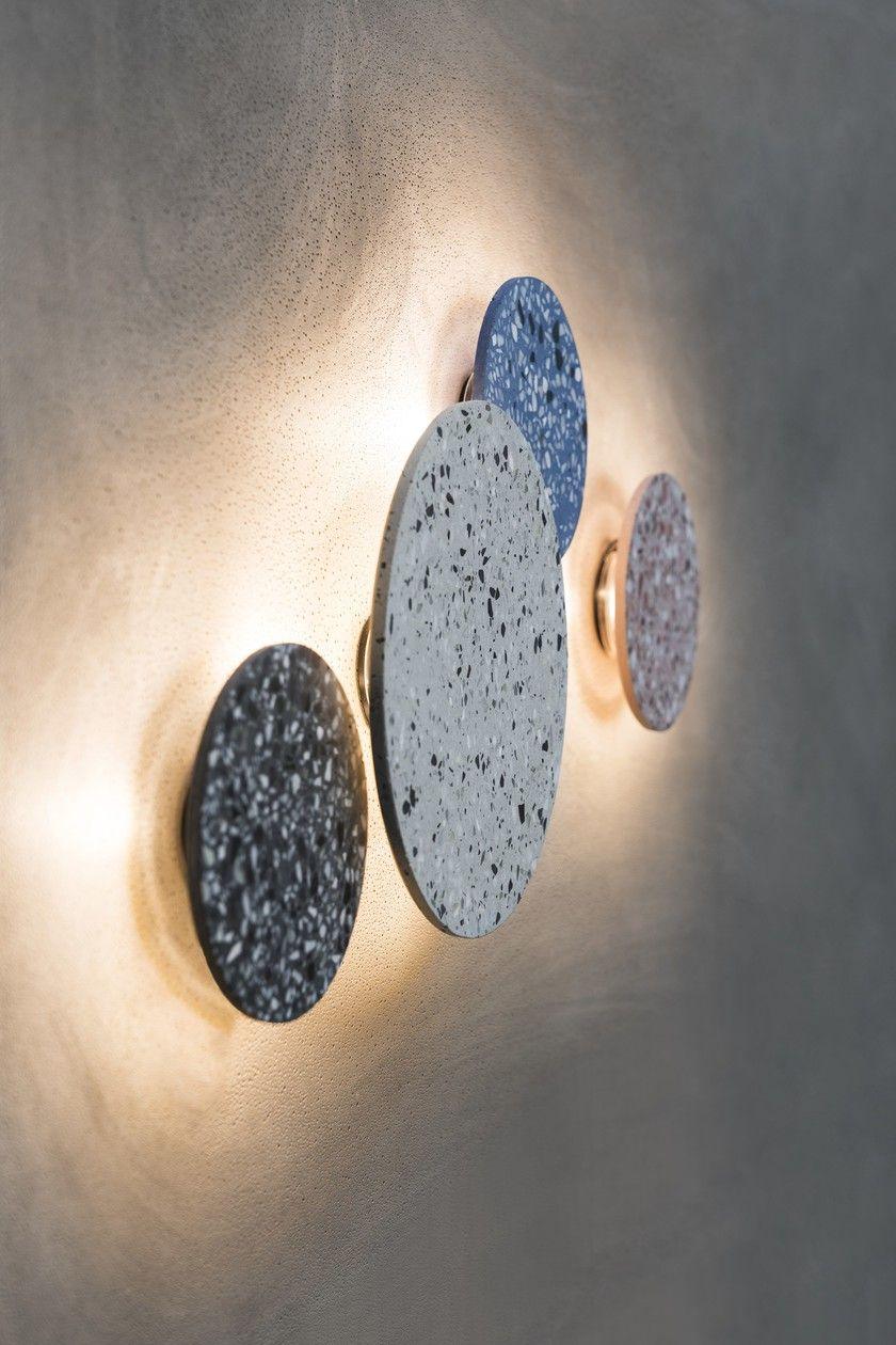 Terrazzo Wall Light, Hardwired Wall Sconce, detail 13