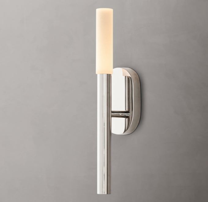 Rousseau Wall Light - 3"W x 5"H, Bathroom Wall Sconce, detail 16