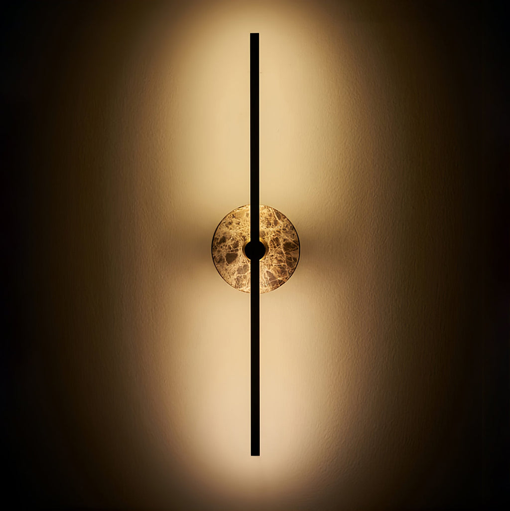 Zylaro Stone Wall Light, Hardwired Wall Sconce, detail 21