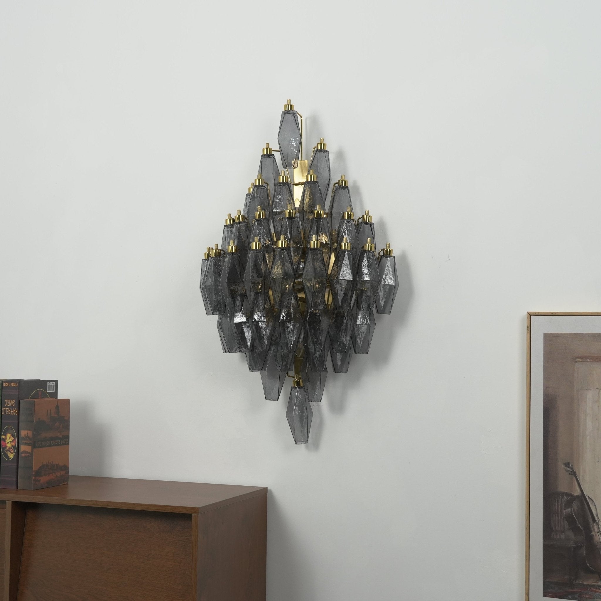 Sorrento Wall Light, Hardwired Wall Sconce, detail 5