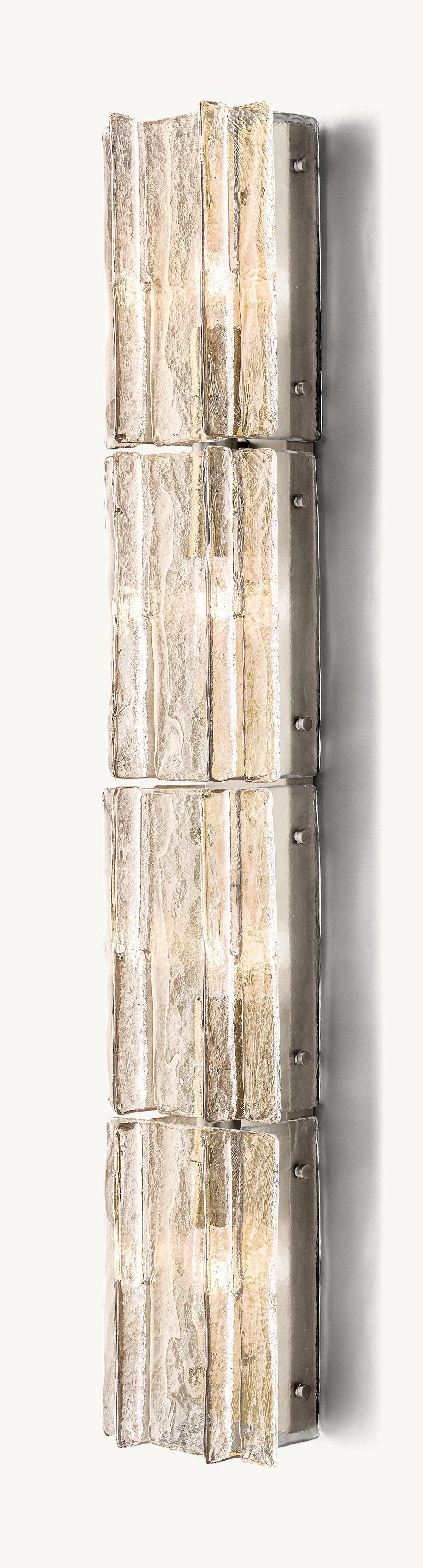 Lattice Clear Glass Grand Wall Light, Bedroom Wall Sconce, detail 12