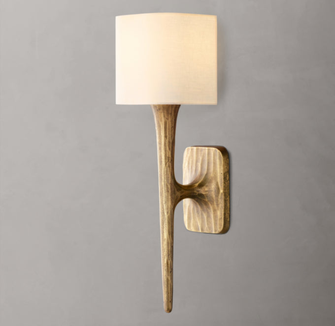 Thaddeus Shaded Wall Light, Bathroom Wall Sconce, detail 18