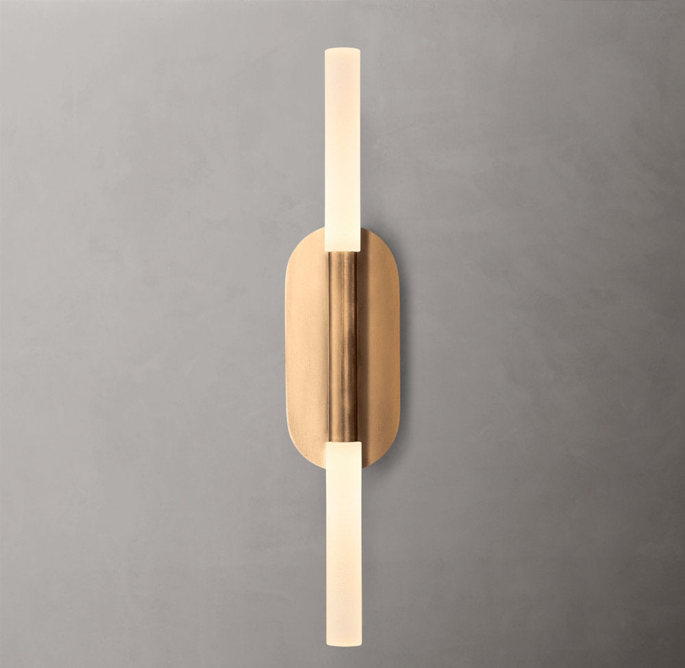 Rousseau Linear Wall Light, Bathroom Wall Sconce, detail 6
