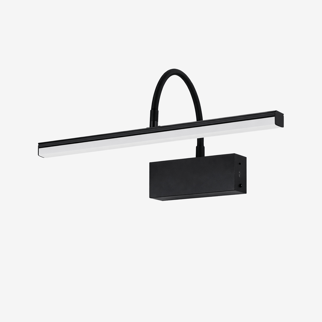 Flexline Linear Rechargeable Wall Light, Bathroom Wall Sconce, Metal, L 40cm x H 20cm