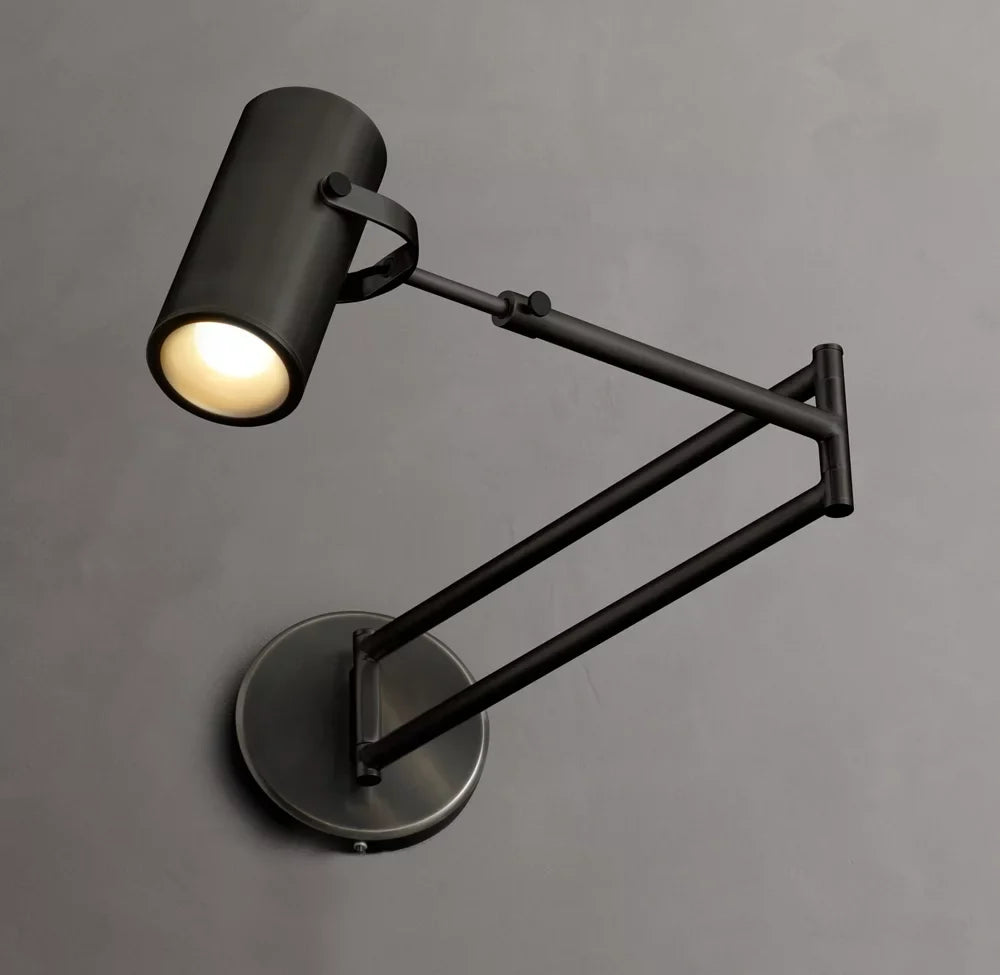 Champeaux Swing-Arm Wall Light, Plug-In Wall Sconce, detail 3