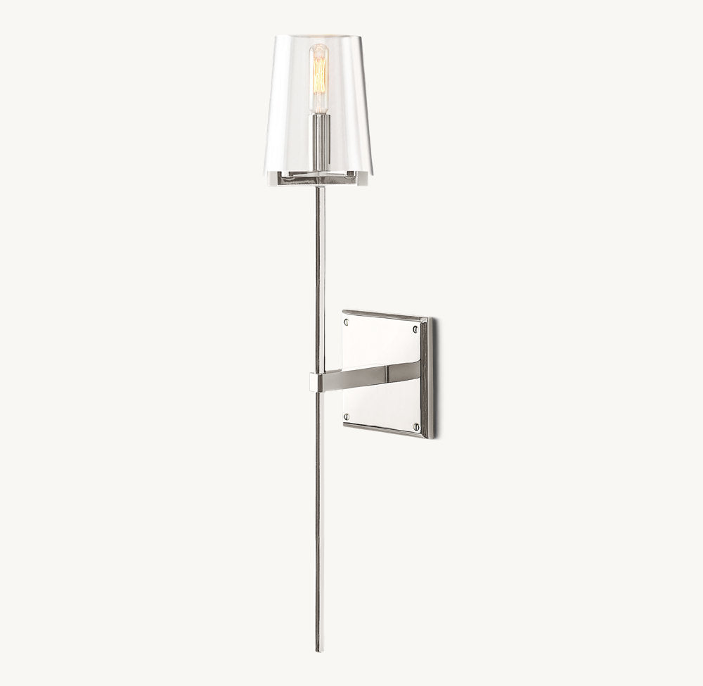 Pauillac Torch Wall Light, Bedroom Wall Sconce, detail 12