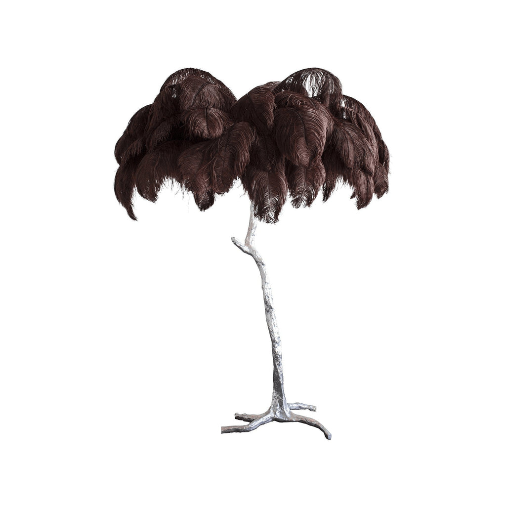 Feathered Elegance Brass Floor Light, Floor Lamp, detail 103